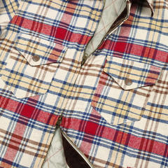 2000s Levi's Shirt Jacket Quilted Lined Size L