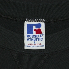 Vtg Russell Made in USA Black Sweater Size L
