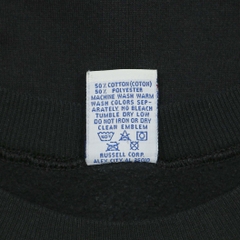 Vtg Russell Made in USA Black Sweater Size L