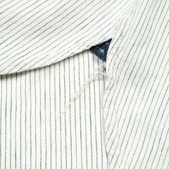 Sugar Cane Japan Stripe Work Shirt S/S Size M