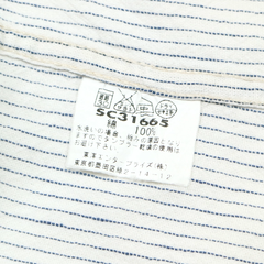 Sugar Cane Japan Stripe Work Shirt S/S Size M