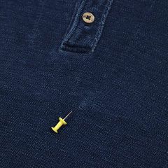 45rpm 45R Japan Indigo Polo Shirt Size XS