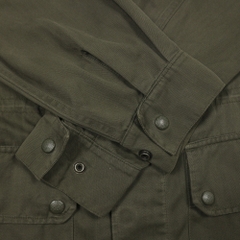 Vintage French Army Olive Field Jacket Size S