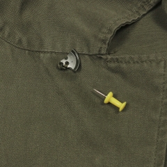 Vintage French Army Olive Field Jacket Size S