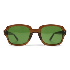 80s U.S. Military Issue Glasses Brown - Green Lens [50-22]
