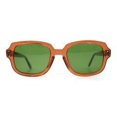 80s U.S. Military Issue Glasses Amber Red - Green Lens [52-20]