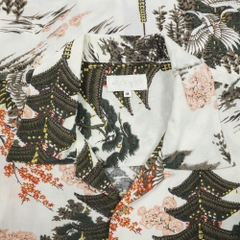 Nicxsixx Oriental Pattern Hawaiian Shirt Size M
