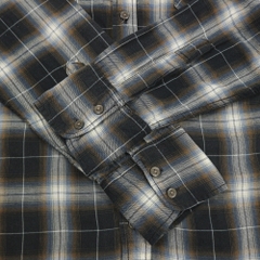 Sun Lucas Plaid Western Shirt Size L