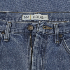 00s Lee Denim Faded Blue Jeans Size 33