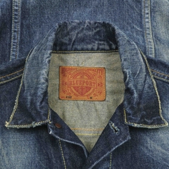 Blueport Made in Japan Trucker Denim Jacket Women Size M