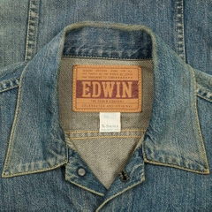 Edwin Made in Japan Type 3 Denim Jacket Size XS