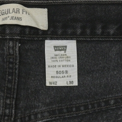 2000s Levi's 505 Black Denim Jeans Size 40