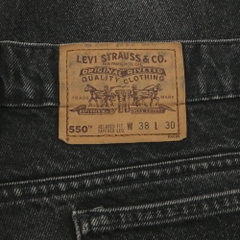 90s Levi's 550 Black Denim Jeans Size 38