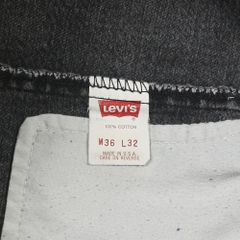 90s Levi's 560 USA Black Denim Jeans Size 36
