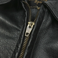 Vintage 60s Sears Oakbrook Sportwear Leather Jacket Size L