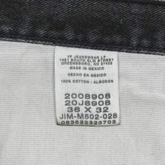 00s Lee Denim Faded Black Jeans Size 36