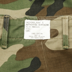 United Arrows GLR Woodland Camo Pants Size 30