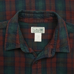 L.L.Bean Outdoor Button-down Plaid Shirt Size XL