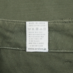 orSlow Japan Made Olive Fatigue Pants Size 31