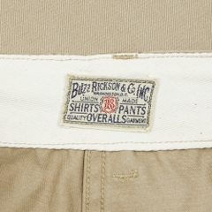 Buzz Rickson’s Military Khaki Trousers Size 36