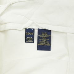 Polo Ralph Lauren White Pants Straight Fit Size 32