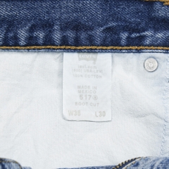 2000s Levi's 517 Denim Bootcut Jeans Size 36