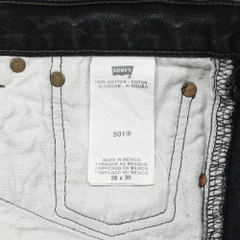 2010s Levi's 501 Black Denim Jeans Size 36