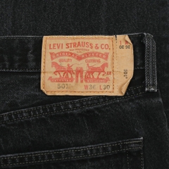 2010s Levi's 501 Black Denim Jeans Size 36