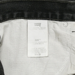 2010s Levi's 505 Black Denim Jeans Size 34