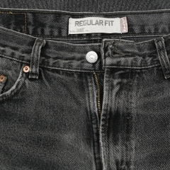 2000s Levi's 505 Faded Black Denim Jeans Size 33