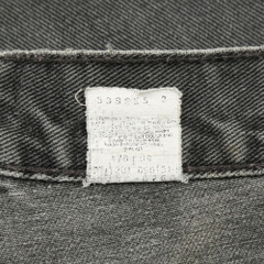 2000s Levi's 550 Faded Black Denim Jeans Size 40