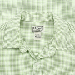 L.L.Bean Seersucker Short-sleeve Shirt Size M