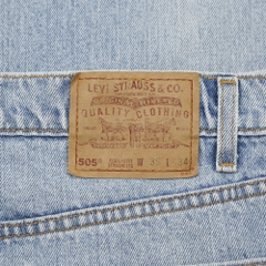90s Levi's 505 Made in USA Denim Jeans Size 35