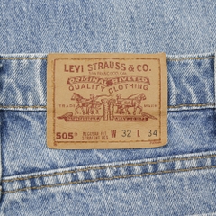 90s Levi's 505 Made in USA Denim Jeans Size 31
