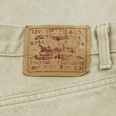90s Levi's 550 USA Sand Denim Jeans Size 37