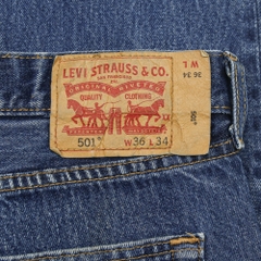 2010s Levi's 501 Denim Jeans Size 36
