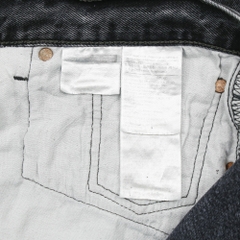 2010s Levi's 501 Black Denim Jeans Size 38