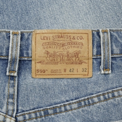 90s Levi's 550 Made in USA Denim Jeans Size 40