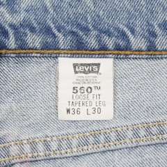 90s Levi's 560 Made in USA Denim Jeans Size 36