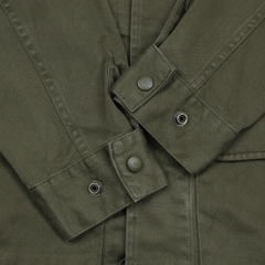 Vintage French Army Olive Field Jacket Size S