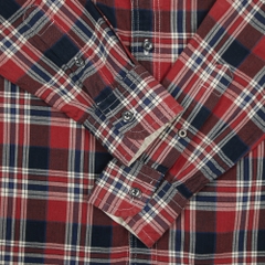 Replay Brand Herringbone Plaid Shirt Size S