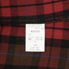 Lee Plaid Flannel Western Shirt Size M