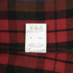 Lee Plaid Flannel Western Shirt Size M