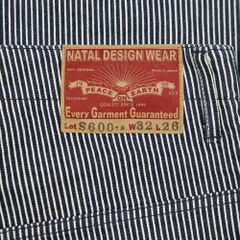 Natal Design Wear Japan Hickory Stripe Pants Size 31