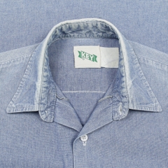 80s Key Vintage Chambray S/S Shirt Size L
