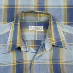 80s KMart Vintage Short-sleeve Plaid Shirt Size S