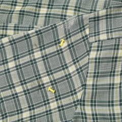 80s Sears Vintage Short-sleeve Plaid Shirt Size M