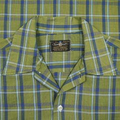 Vtg 60s Penneys Towncraft Plaid Shirt Size M