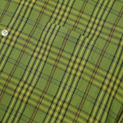 60s Vintage Sears Perma Prest Plaid Shirt Size L