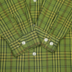 60s Vintage Sears Perma Prest Plaid Shirt Size L